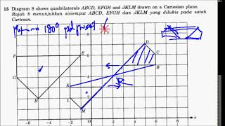 SPM Penjelmaan Matematik Tingkatan 5 Putaran 180 n Pembesaran [upl. by Skinner]