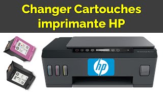 Comment changer cartouche imprimante HP [upl. by Gare634]