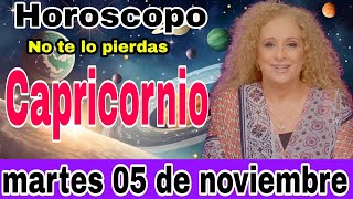 horoscopo de hoy Capricornio  Horóscopo Diario  Capricornio  05 de noviembre de 2024 [upl. by Fira]