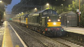 Sugar Loaf amp Stormy Push Pull  37521 amp 37409  1Z39 1749 Cardiff Central to Crewe [upl. by Merrow]