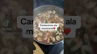 Camarones ala mexicana ❤️🍤 youtubeshorts comidasmexicanas camaronesmexicanos mexicanfood [upl. by Soisinoid]