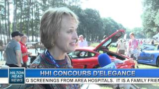 HILTON HEAD NEWS  HHI Concours dElegance  1132015  Only on WHHITV [upl. by Ynafets]