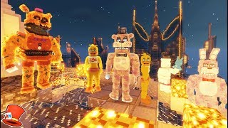 ANIMATRONICS TRAVEL TO THE FUTURE IN MINECRAFT RedHatter FNAF Minecraft [upl. by Bay]