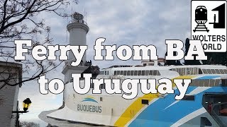 The Ferry from Buenos Aires to Uruguay Explained [upl. by Neleh491]