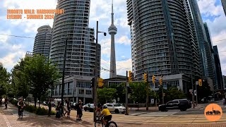 Walking Toronto Downtown  Harbourfront  Evening  Summer [upl. by Virgina]