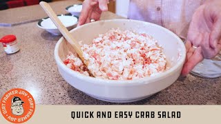 Quick and Easy Crab Salad [upl. by Hammerskjold]