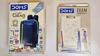 Doms art gear kit vs doms champions kit vs doms exam essential kit  exam board pencils pens etc [upl. by Tennies]