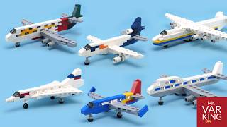 LEGO Tutorial Top 6 BEST planes compilation [upl. by Jepson]