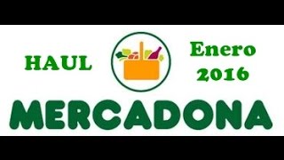 Haul Mercadona ★ Enero 2016 Hogar [upl. by Eicul]