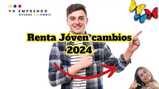 Renta joven Requisitos inscripción y cuanto pagan Cambios 2024 [upl. by Razaile]