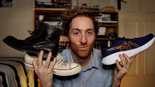 ASMR TINGLY Shoe Triggers  Tapping and Scratching [upl. by Tenneb913]