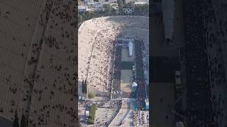 Athens Authentic Marathon 2024 drone athens greece marathon athensmarathon running athlete [upl. by Bickart]