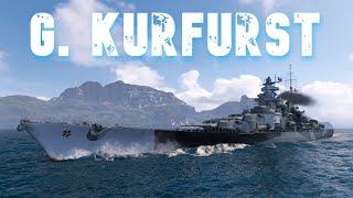 World of WarShips Grosser Kurfürst  6 Kills 299K Damage [upl. by Enetsirk26]