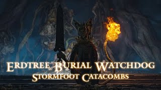 Erdtree Burial Watchdog Stormfoot Catacombs  Elden Ring [upl. by Eecyal]