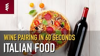 Italian food and wine in 60 seconds [upl. by Nomolos]