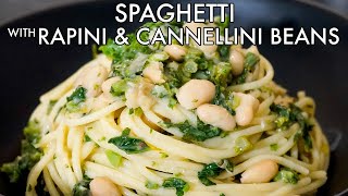 Rapini and Cannellini Bean Pasta [upl. by Atekahs]