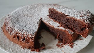 Recette Moelleux chocolat de Cyril Ligniac 5 ingrédients [upl. by Kore845]