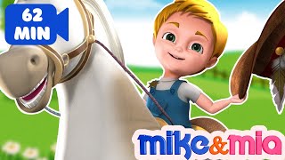 Yankee Doodle Nursery Rhyme  Kinds Songs  Collection of Nursery Rhymes for Children by Mike amp Mia [upl. by Sadnalor]