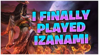 I FINALLY PLAYED IZANAMI  S11 SMITE RANKED [upl. by Giselbert]