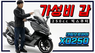 가성비 갑 250급 빅스쿠터 대림오토바이 XQ250 [upl. by Naellij691]