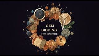 GEM Bidding for Beginners I GEM BID COMPLETE PROCESS [upl. by Elyse]