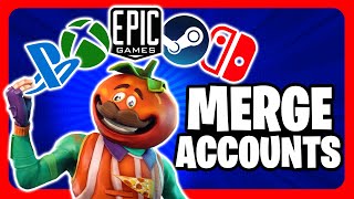 How to LINK FORTNITE Account to EPIC GAMES ACCOUNT on PS5XboxPCSwitch  MERGE FORTNITE Accounts [upl. by Nylednarb]