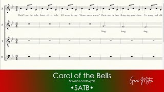 Carol of the Bells • SATB Guide [upl. by Nylssej800]