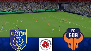 Kerala Blasters FC vs FC Goa  ISL 202425  Watch Along amp eFootball Match [upl. by Hirsch]