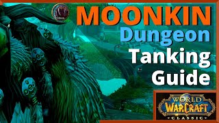 Moonkin Dungeon Tanking Guide  Classic WoW  Druid  PVE [upl. by Kiryt]