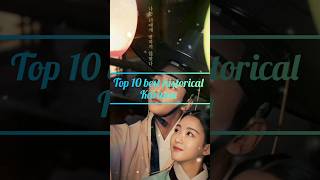 Top 10 best historical kdrama ❤️😘😍kdrama youtube youtubeshorts reels youtuber viralvideo kpop [upl. by Nallaf]