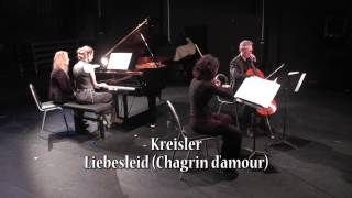 Kreisler  Liebesleid Chagrin damour par le Trio Boréade [upl. by Hawthorn]