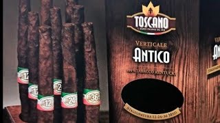 Toscano Antico verticale 🇮🇹🇮🇹smoking tobacco ytpc smoke cigar [upl. by Kirbee42]