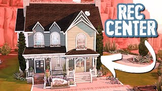 StrangerVille REC CENTER 🛸🌵 Rebuild StrangerVille  The Sims 4 Speed Build [upl. by Kirtley]