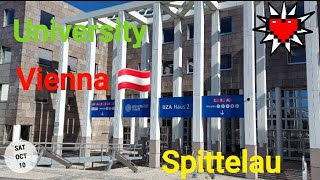 Sightseeing in University Wien Spittelau 🇦🇹 Area [upl. by Papert]