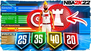 MY DEMIGOD GUARD BUILD w 92 BADGES CAN DO EVERYTHING  BEST POINT GUARD BUILD IN NBA 2K22 NEXT GEN [upl. by Gloriane]