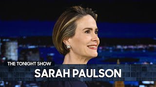 Sarah Paulson and Pedro Pascal Cant Agree on Who Beyoncé Blew a Kiss To Extended  Tonight Show [upl. by Negroj58]