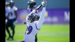 Baltimore Ravens cornerbacks go through drills at training camp practice [upl. by Agbogla]