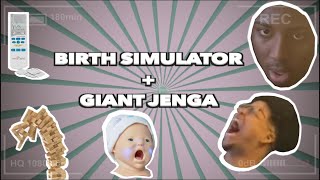 CHILDBIRTH SIMULATOR JENGA EDITION MOTHERS WE APPRECIATE YOU NEW 2021 CHALLENGE MUST SEE TV [upl. by Enelyar]