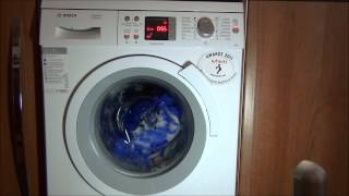 Bosch Logixx WAS32461GB Washing Machine  Cotton 90 Reduced Ironing Aqua Plus complete [upl. by Buskirk]