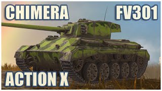 Chimera FV301 amp Caernarvon Action X • RASEINIAI HEROES WoT Blitz [upl. by Jones]