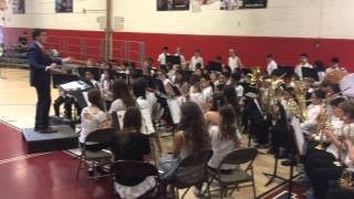 2015 NYACK MIDDLE SCHOOL 6th GRADE BAND SPRING CONCERT  quotSuncatcherquot by James Curnow [upl. by Baerman]