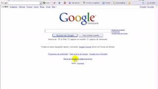 Como Hacer Google de tu pagina principal [upl. by Inalem906]