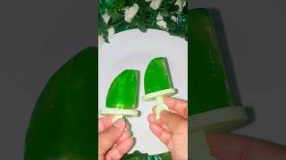 Green popsicle homemade icecream popsicle shorts [upl. by Eittah]