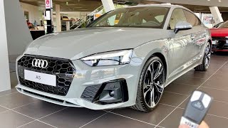 AUDI A5 Sportback 2022  FIRST LOOK amp visual REVIEW S Line [upl. by Shargel]