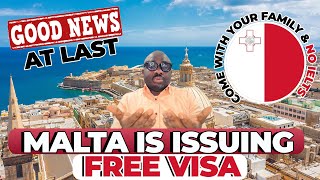 Malta Work Permit Update 2024 Malta Free Work Permit  How To Move To Malta With Your Family [upl. by Suravat]