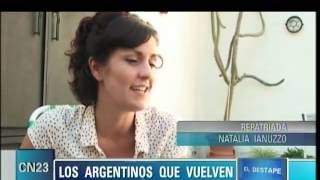 Los Argentinos que vuelven y la crisis española  El Destape [upl. by Andra668]