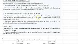 Exercice corrigé  Amortissements [upl. by Terryn]