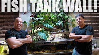 HOW TO build the ultimate paludarium  A Vivarium WITH FISH TANK aquarium [upl. by Reffinnej849]