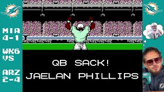 One Game At A Time  Week 6 Miami Dolphins vs Arizona Cardinals Tecmo Super Bowl 2024 [upl. by Vickie20]