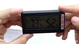 Unboxing Amir Hygrometer Digital Hygrometer Thermometer Digitales Thermometer Hygrometer [upl. by Breskin581]